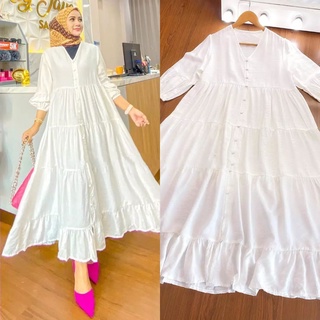 Gamis MIDI LIVY MIDI DRESS BL RAYON ผ้าฝ้าย LD 105 ซม. PB 120 ซม. กระดุมเต็ม () GAMIS MIDI DRESS ผ้าฝ้ายเรยอน / เดรสมิดี้ ล่าสุด 2023 / เสื้อทูนิค ตัวยาว ผู้หญิง JUMBO