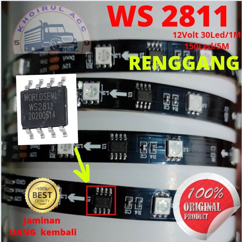 WS 2811 SIDE WS2811 30LED/M 12V Original Worldsemi