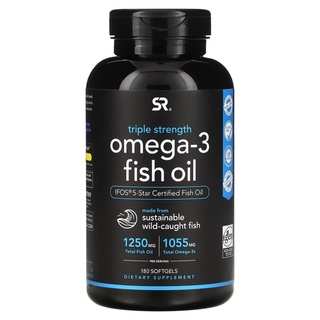 📍พรีออเดอร์📦Sports Research Triple Strength Omega-3 Fish Oil, 180 Softgels