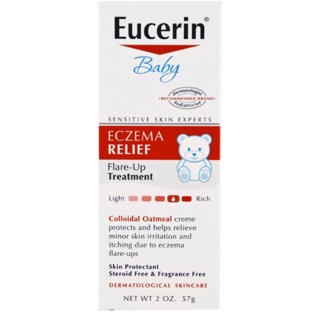 แท้ 🇺🇸 พร้อมส่ง Eucerin baby eczema relief flare-up treatment 57 g/ Body cream 141 g