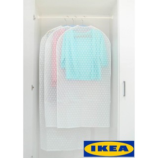 IKEA PLURING ถุงใส่สูท ถุงใส่เสื้อผ้า 3ชิ้น