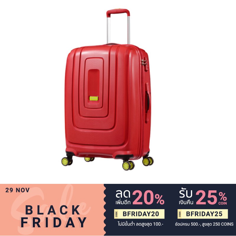 AMERICAN TOURISTER กระเป๋าเดินทางล้อลาก(29นิ้ว) รุ่น LIGHTRAX SPINNER 79/29 TSA สี ENERGETIC RED