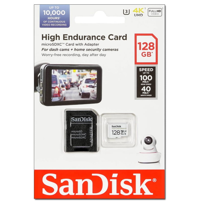 SanDisk 128GB High Endurance Micro SDXC