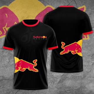 เสื้อยืดแขนสั้น พิมพ์ลาย Formula One Red Bull F1 Racing Teams โอเวอร์ไซซ์ แฟชั่นฤดูร้อน สําหรับผู้ชาย และผู้หญิง