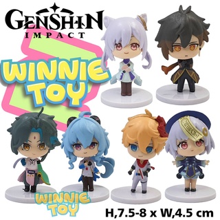 ฟิกเกอร์ โมเดล เกนชินอิมแพค (เมืองLiyue) 6 แบบ winnietoys