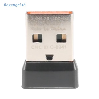 Rox ตัวรับสัญญาณนาโนไร้สาย USB 2.4 GHz สําหรับ Logitech MK270 MK345 MK250