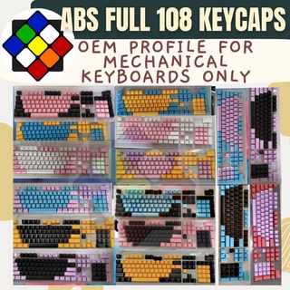 Keycaps ABS / PBT for 61 / 71 / 87 / 104 key Backlit ABS Mechanical Keyboard PBT Keycap Mixed