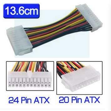 สายแปลงช่องจ่ายไฟ Power Supply 20 pins ไปเป็น 24 Pins (20 Pin To 24 Pin Female to Male Power Supply 