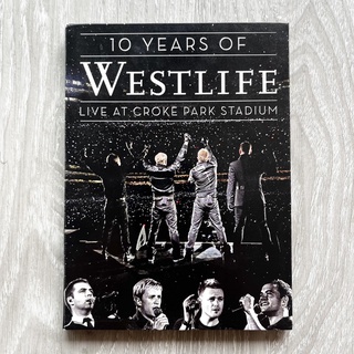 💿DVD คอนเสิร์ตการแสดงสด Westlife ชุด 10 Years of Westlife: Live At Croke Park Stadium(แผ่นแท้มือสอง สภาพดีมาก)