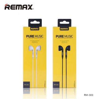 Remax  ของแท้ 100% รุ่น RM-303 หูฟังสมอล์ทอล์ค  Headphone แจ๊ค3.5 เสียงดีมาก bestbosss