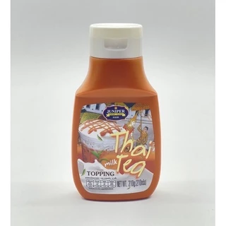 Juniper Thai Tea Milk Topping 210 g.(จูนิเปอร์ ชาไทย นม ท็อปปิ้ง 210 กรัม)**จำกัดการสั่งซื้อ 12 ขวด/ออเดอร์