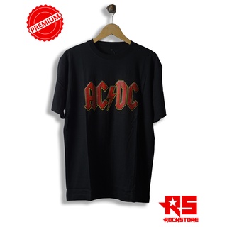 ย้อนยุคเสื้อยืด พิมพ์ลายโลโก้วงร็อค ACDC ACDC สําหรับผู้ชาย |คุณภาพพรีเมี่ยม|S-5XL