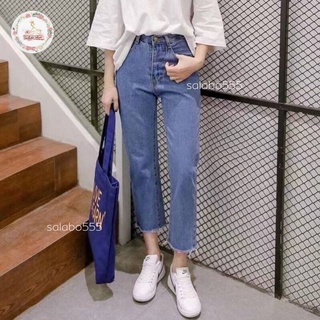 SALABO(พร้อมส่ง)👖 !!Big Size!! 👖 🌟 ยีนส์ขายาวเอวสูงบิ้กไซร์ดีไซน์สวยๆ สไตล์เกาหลีสินค้าพร้อมส่งห้ามพลาด🌟  #8013