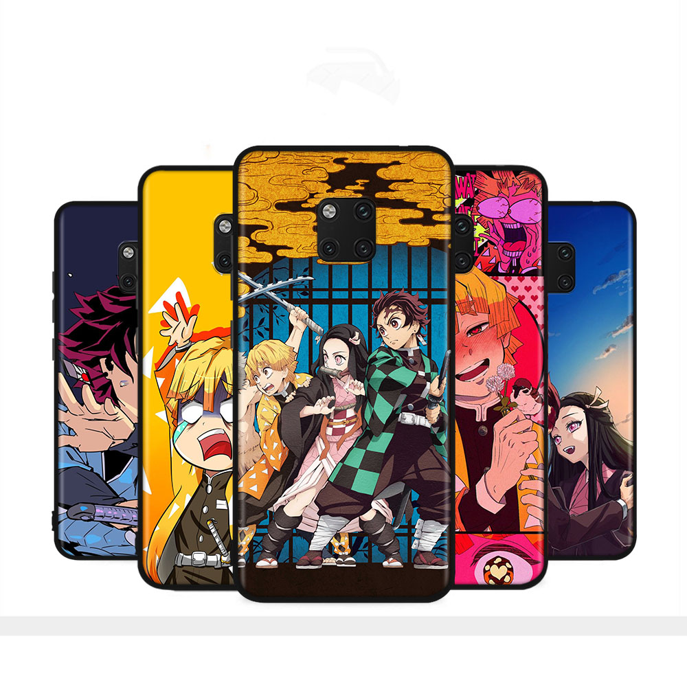 H-46 Demon Slayer เคสซิลิโคนอ่อนนุ่มฝาครอบ Xiaomi Redmi หมายเหตุ 9 9A 9C 9S MAX Pocophone F2 Poco X3