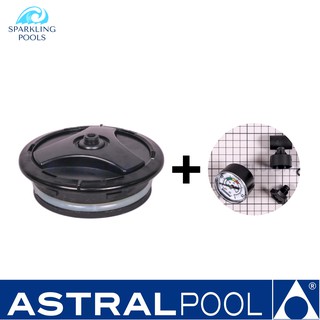 (NEW MODEL) SET ฝาถังกรองทราย AstralPool Aster Filter + Pressure Gauge for AstralPool Aster Filter