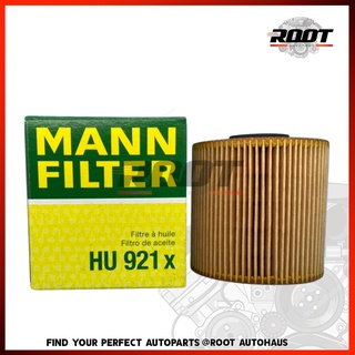 MANN FITER กรองน้ำมันเครื่อง BMW E30 E36 E34 M40 เบอร์ HU921x