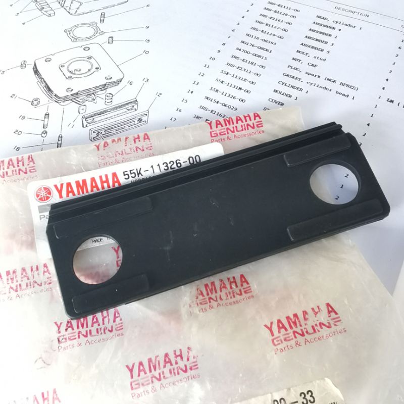 ต้นฉบับ RXZ RZR CYLINDER BLOCK DAMPER RUBBER 55K-11326-00 55K-1131E-00