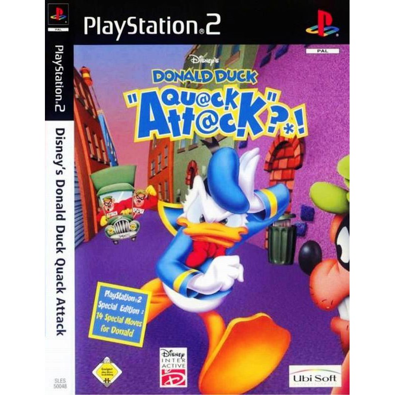 แผ่นเกมส์ Disney's Donald Duck Quack Attack PS2 Playstation2 คุณภาพสูง ราคาถูก