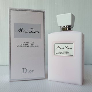 ครีมน้ำนมผสมน้ำหอม บำรุงผิวทั้งเนียนนุ่ม ทั้งหอมไปทั้งตัว Miss Dior Lait Fondant Pour Le Corps Moisturizing Body Milk แพ