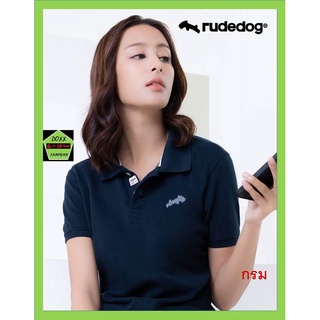 Rudedog เสื้อโปโล ชาย หญิง รุ่น Backslash สีกรม