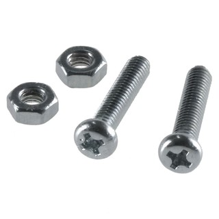 MACHINE SCREW 4X20MM JP NUT 25EA สกรูเกลียวมิลน็อต JP 4X20 MM 25 ตัว สกรู, น๊อตและแหวน อุปกรณ์ยึดติด เครื่องมือช่างและฮา