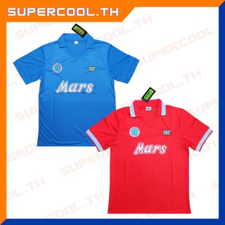 SC Napoli 1988/1989 เสื้อบอลนาโปลีย้อนยุค เสื้อนาโปลีย้อนยุค เสื้อนาโปลีรุ่นเก่า