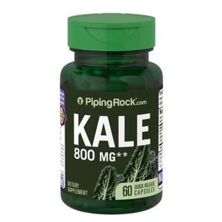 Piping Rock Kale 800 mg 60 Quick Release Capsules