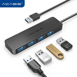 🔥พร้องส่งจากไทย🔥ACASIS ฮับ แบ่งช่องสัญญาณ USB 3.0 Hub 4 ช่อง สีดำ