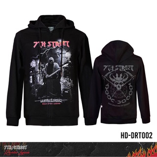 7th Street Hood เสื้อฮู้ด แบบซิบหน้า รุ่น HD-DRT002