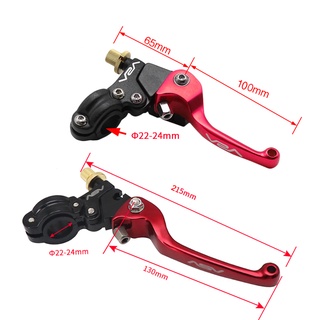 22mm Universal CNC Aluminum ASV Brake Clutch Lever 130mm/100mm Moto Clutch Lever