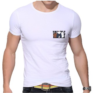 แฟชั่นเกาหลีคอกลมรูปแบบเสื้อยืดสําหรับผู้ชาย Unisex ท็อปส์ซู Tees #S-TS007 giK