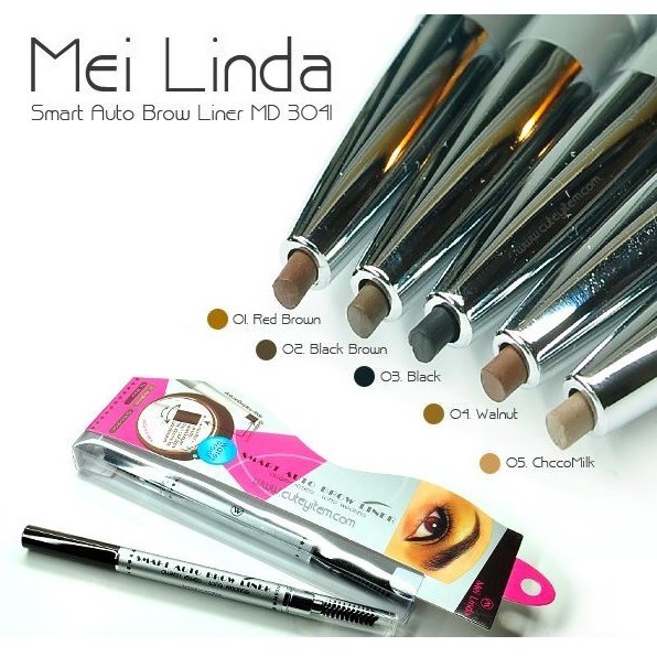 Mei Linda smart auto brow liner water proof MD 3041