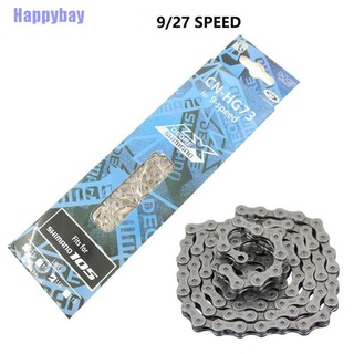 (Happybay) Hg73 โซ่จักรยานเสือภูเขา สเตนเลส 9 ความเร็ว