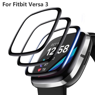 ฟิล์มกันรอยหน้าจอ 3 D สําหรับ Fitbit Versa 3 / Fitbit Sense