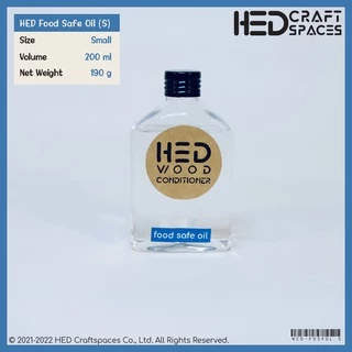 HED Food Safe Oil (S) 200ml เฮ็ด ฟู้ดเซฟออยล์ น้ำมันทาเขียง กันชื้น กันรา สูตรปลอดภัยต่อร่างกาย
