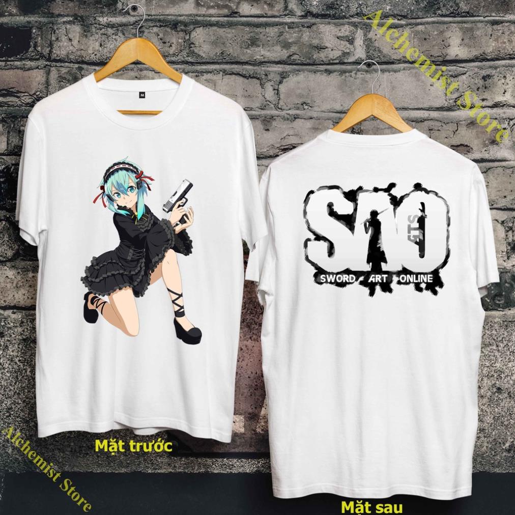 เสื้อยืด Sinon - เสื้อยืด Sword Art Online นุ่ม - โปร่ง - SAO-048