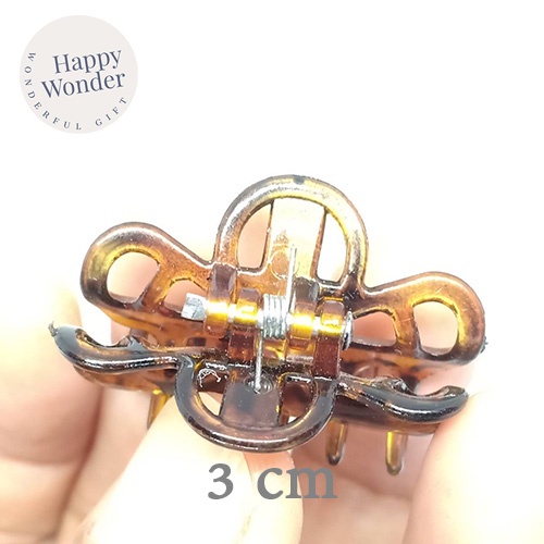 2 ชิ้น กิ๊บติดผม หนีบผม ที่สุดแห่งความเบา สบายศีรษะ ตัวเล็ก 3cm สไตล์เกาหลี  หัวน๊อตปลายปิดหมดปัญหาดีดออก