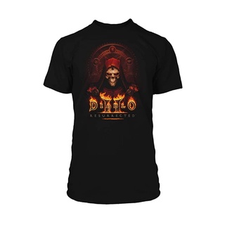 ขายดี เสื้อยืดลําลอง แขนสั้น พิมพ์ลาย Diablo II: Resurrected Key to Darkness Gamer JFnlhj95IIhngn59 สําหรับผู้ใหญ่