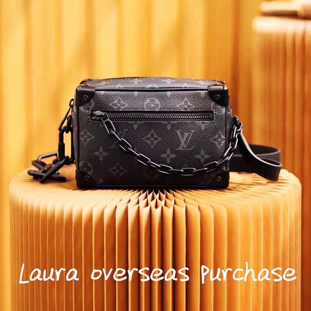 พรีออเดอร์ สินค้าใหม่ของแท้，Louis Vuitton，กระเป๋ารุ่น MINI SOFT TRUNK，crossbody bag，Shoulder Bags，LV