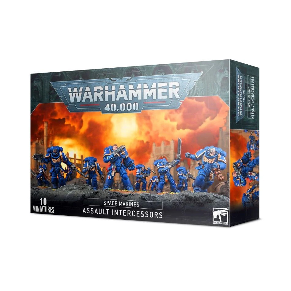 [GW พร้อมส่ง]Warhammer: 40K :SPACE MARINES: ASSAULT INTERCESSORS โมเดลเกมส์จำลอง