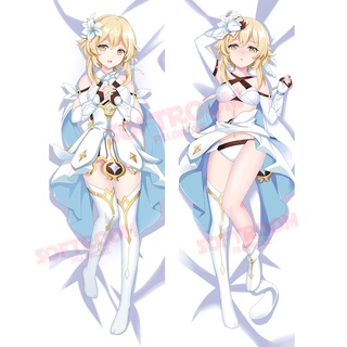 Lumine Genshin Impact Dakimakura ปลอกหมอนอิงโซฟา แบบนิ่ม ลายอนิเมะญี่ปุ่น Otaku ขนาด 50x150 ซม. DK2407