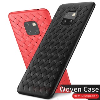 Huawei Mate 20 10 Pro Lite Weave TPU Soft Case Woven Grid Silicon Cover for Huawei Mate20 Mate10 Lite Pro