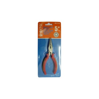 คีมมินิปากแหลม ไม่มีฟัน META K11-52 5" | META | 8855683005819 คีม เครื่องมือช่าง เครื่องมือช่าง คีมมินิปากแหลม ไม่มีฟัน