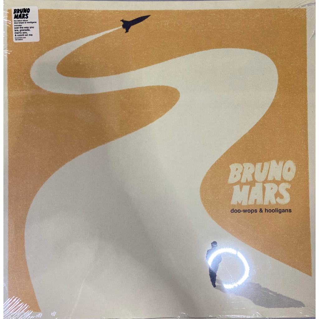 แผ่นเสียง Bruno MARS - Doo Wops &amp; Hooligans ใหม่ซีล SS Vinyl  แผ่นสีดำ
