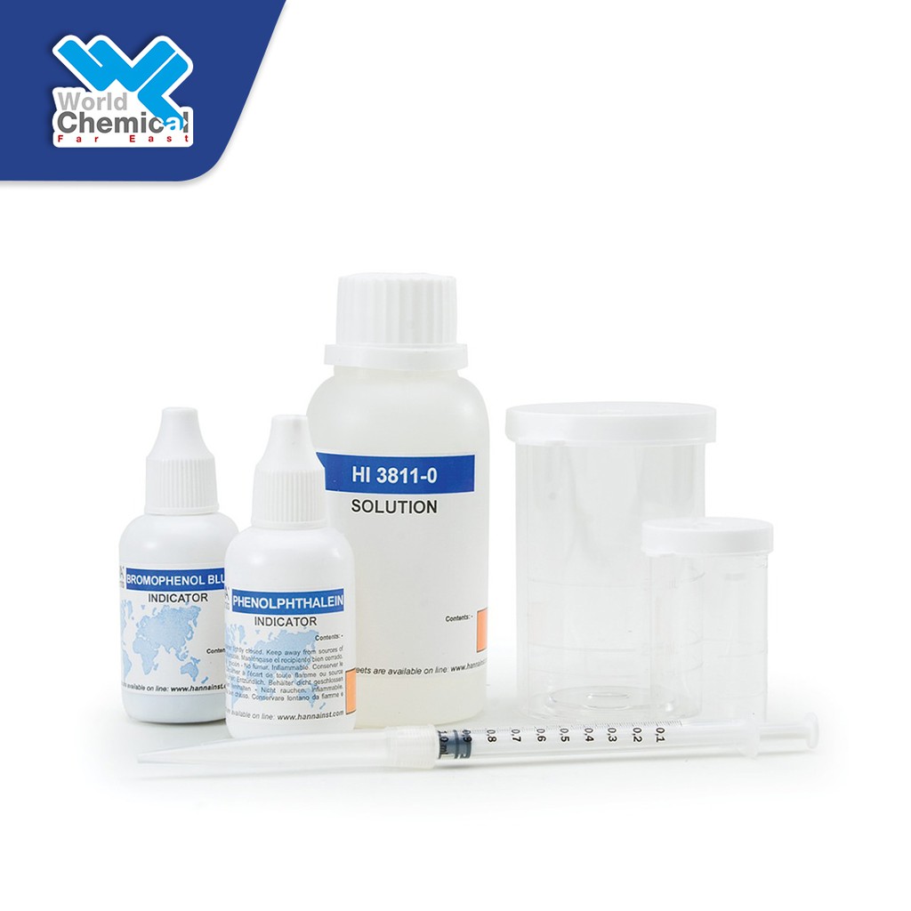 HANNA HI3811 ชุดทดสอบคุณภาพน้ำอัลคาไลน์ Alkalinity Test Kit