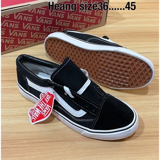 Vans old skull รองเท้าผ้าใบแบบผูกเชือก