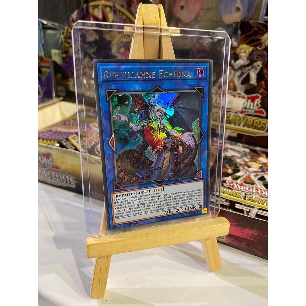การ์ดลิงค์ Yugioh Reptilianne Echidna ที่หายากมาก