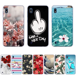 เคสโทรศัพท์มือถือ ซิลิโคนนิ่ม TPU ลายดอกไม้ทะเล A25 สําหรับ Samsung Galaxy a01 core(a3 core) a2 core a10 a10e m01 core