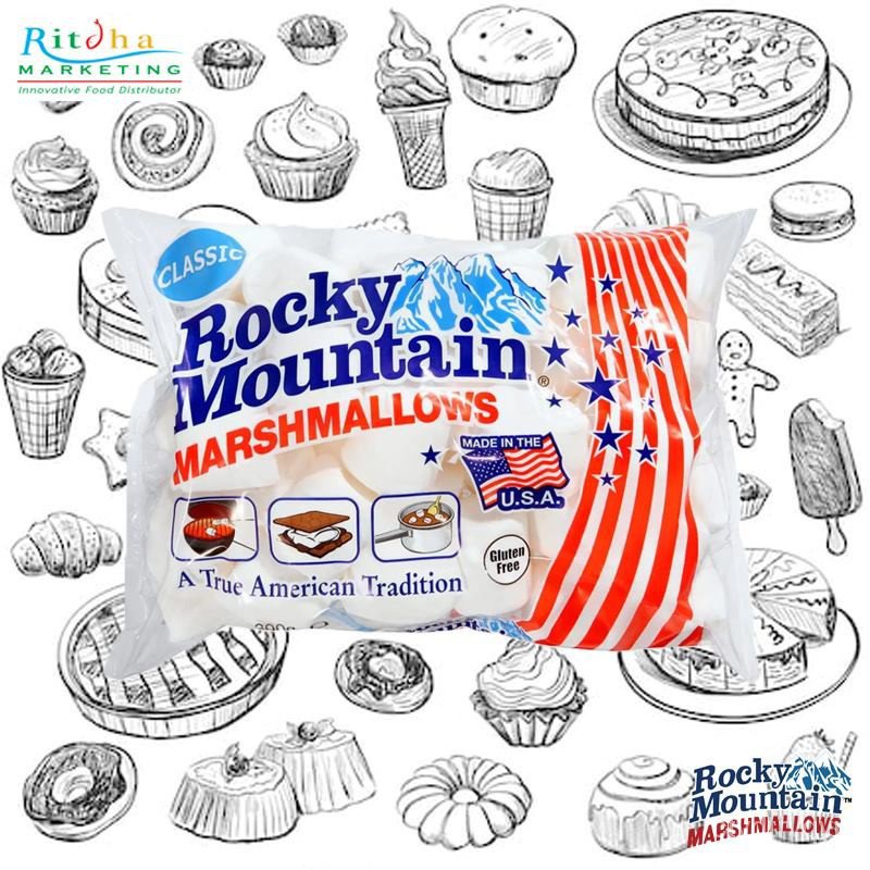 Rocky Mountain Marshmallows Original 150 กรัม cRsX