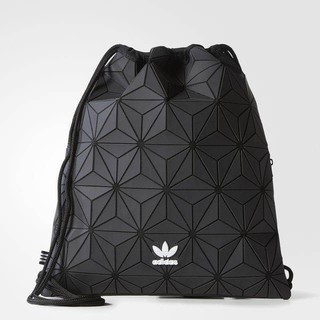 ADIDAS ORIGINALS 3D GYMSACK BAG BLACK  Issey Miyaki Sack Trefoil backpack